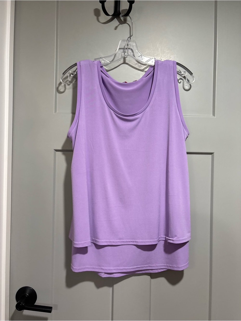 Aryeh Lavender Layered Tank Top